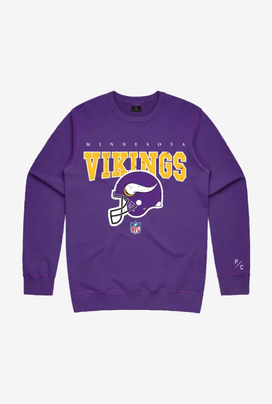 Minnesota Vikings Vintage Crewneck - Purple sold by Peace-Collective