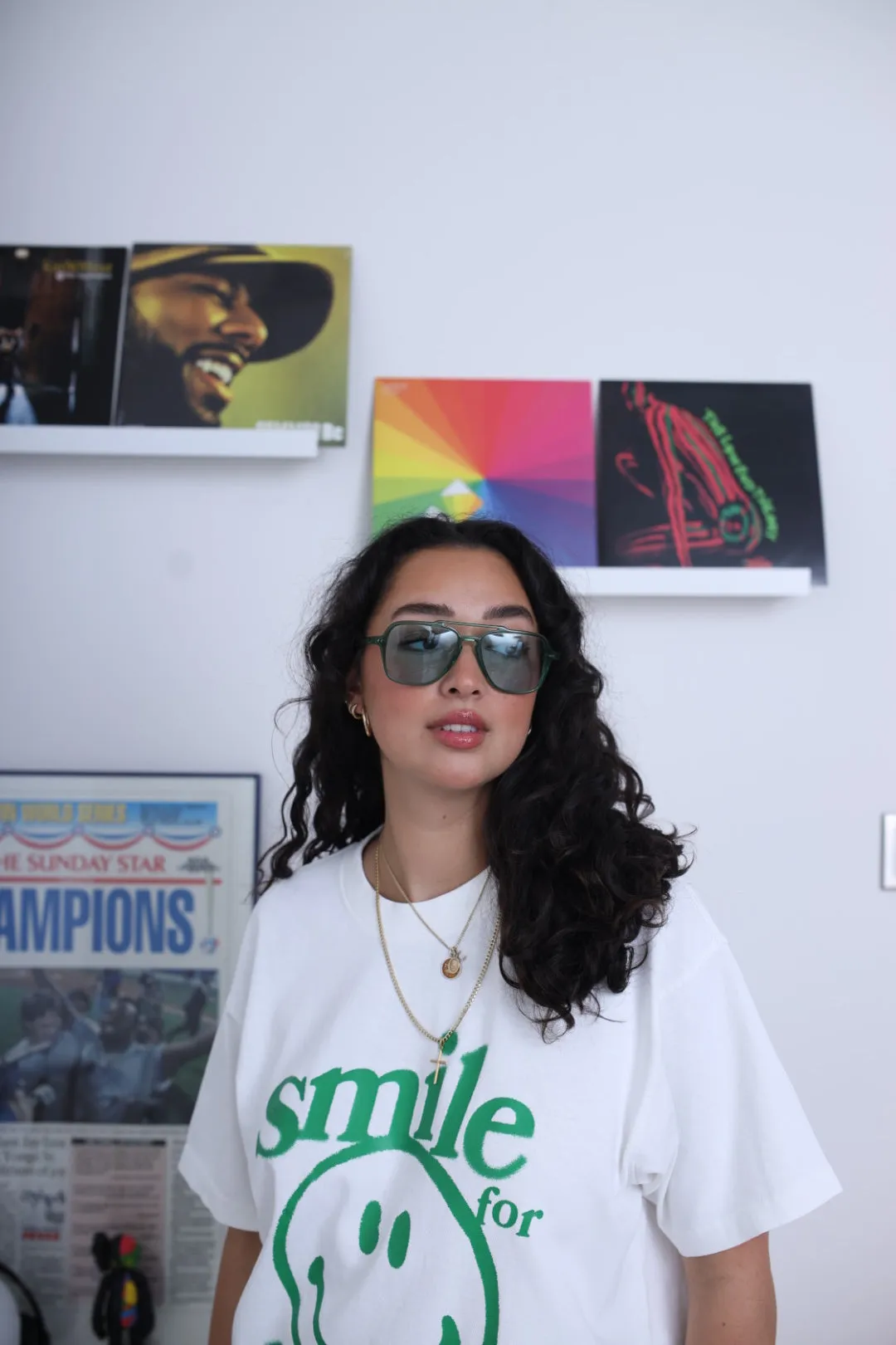 P/C x Ollie Quinn No Shade Sunnies - Forest Green sold by Peace-Collective product image thumbnail 4