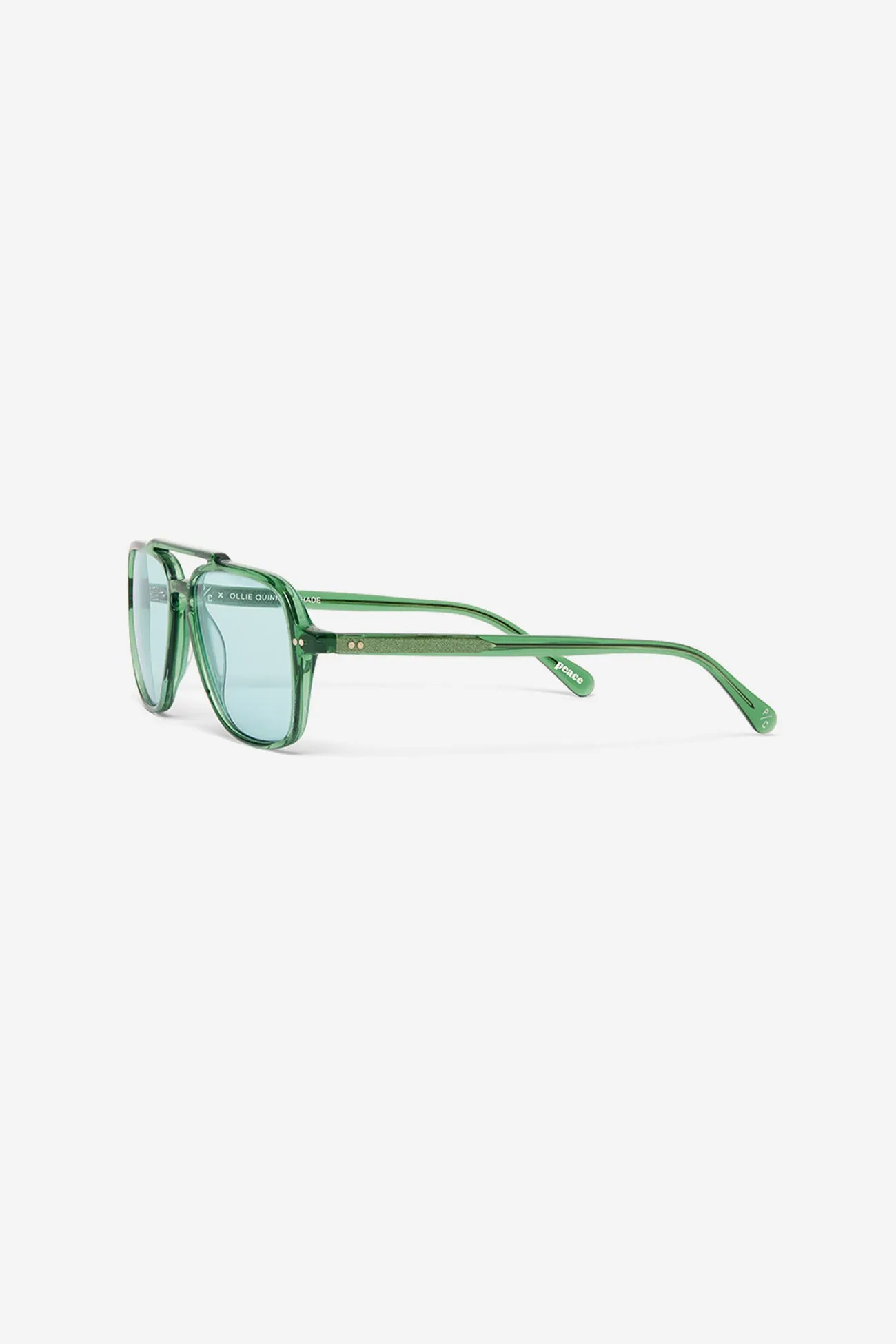 P/C x Ollie Quinn No Shade Sunnies - Forest Green sold by Peace-Collective product image thumbnail 2