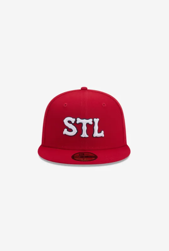 St. Louis Cardinals 2024 City Connect 59FIFTY Fitted - Red sold by Peace-Collective