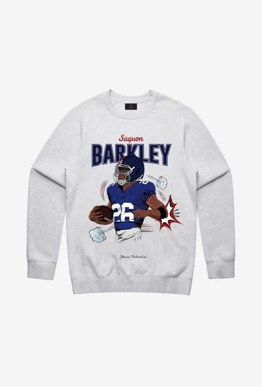 Saquon Barkley Crewneck - Ash sold by Peace-Collective