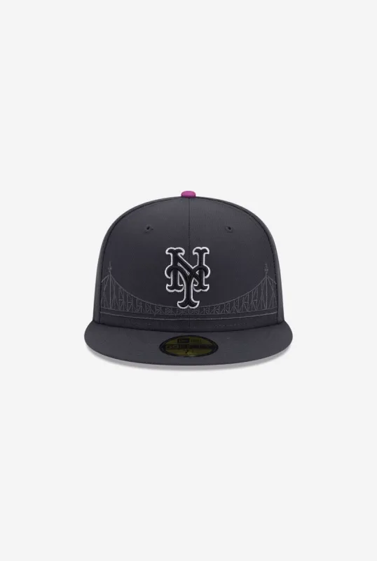 New York Mets 2024 City Connect 59FIFTY Fitted - Graphite sold by Peace-Collective
