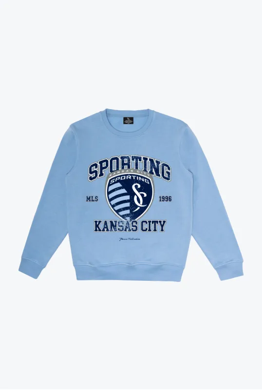 Sporting Kansas City Vintage Washed Crewneck - Vista Blue sold by Peace-Collective