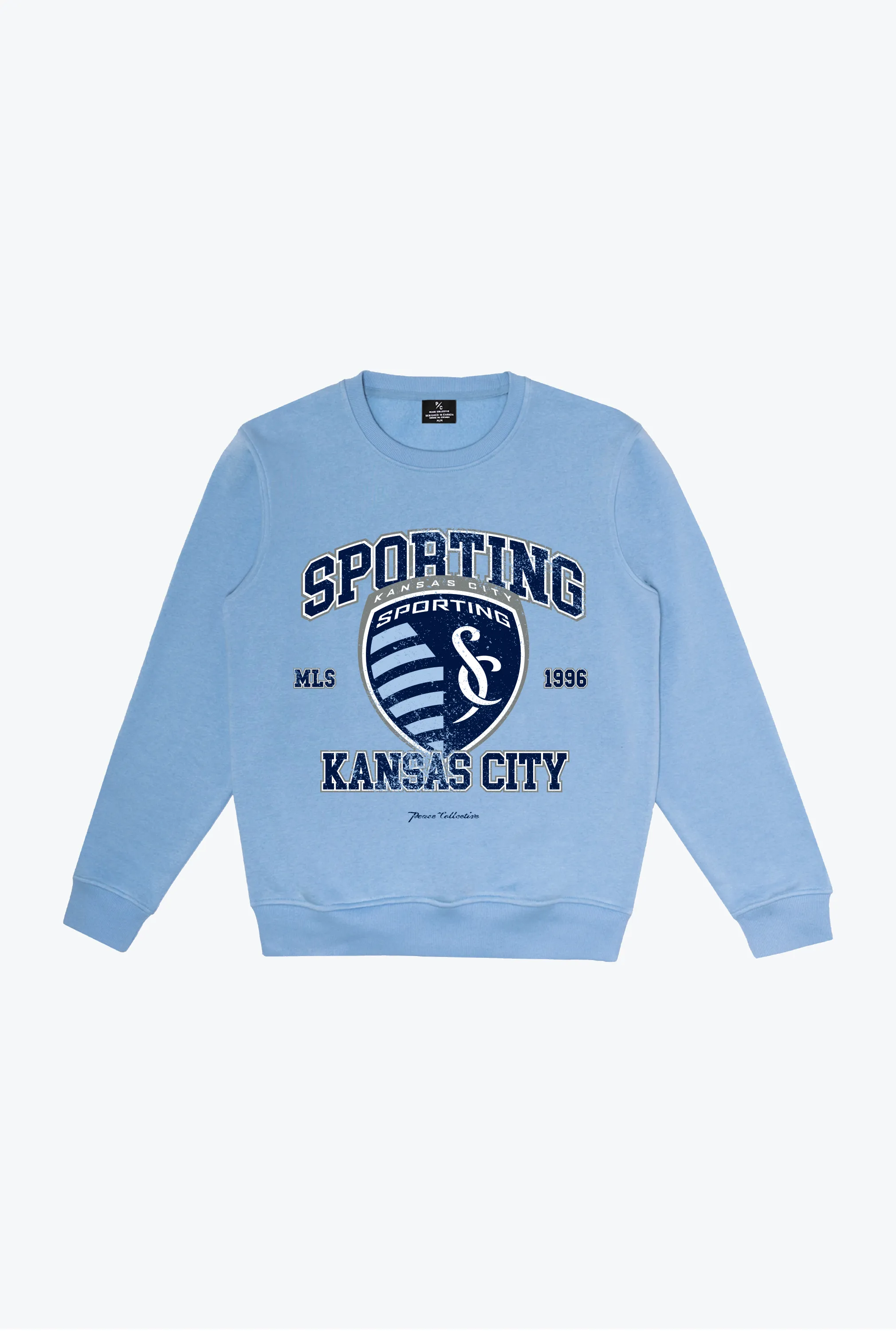 Sporting Kansas City Vintage Washed Crewneck - Vista Blue sold by Peace-Collective