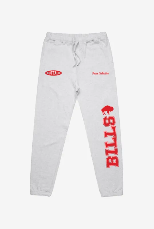Buffalo Bills Washed Graphic Joggers - Ash sold by Peace-Collective