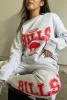 Buffalo Bills Washed Graphic Joggers - Ash sold by Peace-Collective