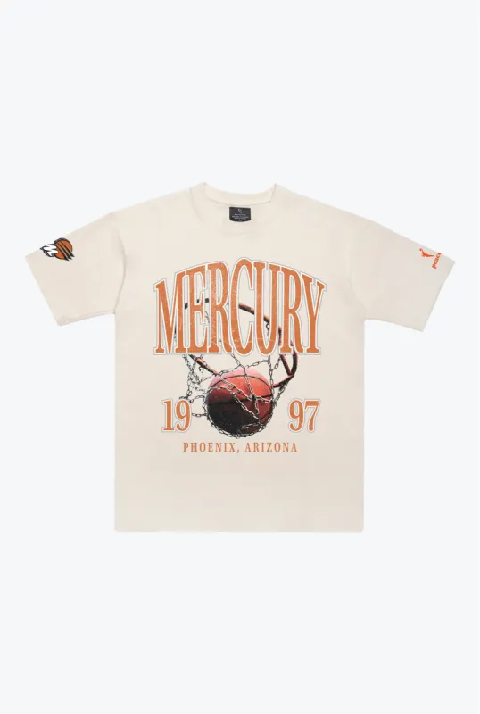 Phoenix Mercury Vintage Heavyweight T-Shirt - Ivory sold by Peace-Collective