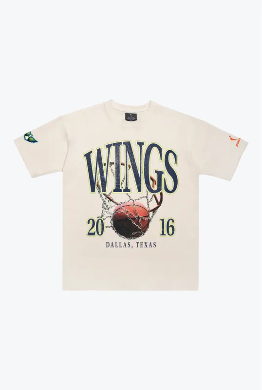 Dallas Wings Vintage Heavyweight T-Shirt - Ivory sold by Peace-Collective