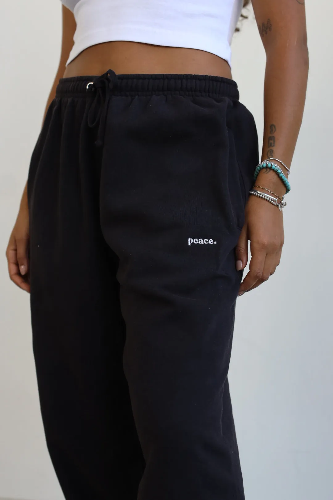 Peace Basics SuperHeavy™️ Jogger - Black sold by Peace-Collective product image thumbnail 2