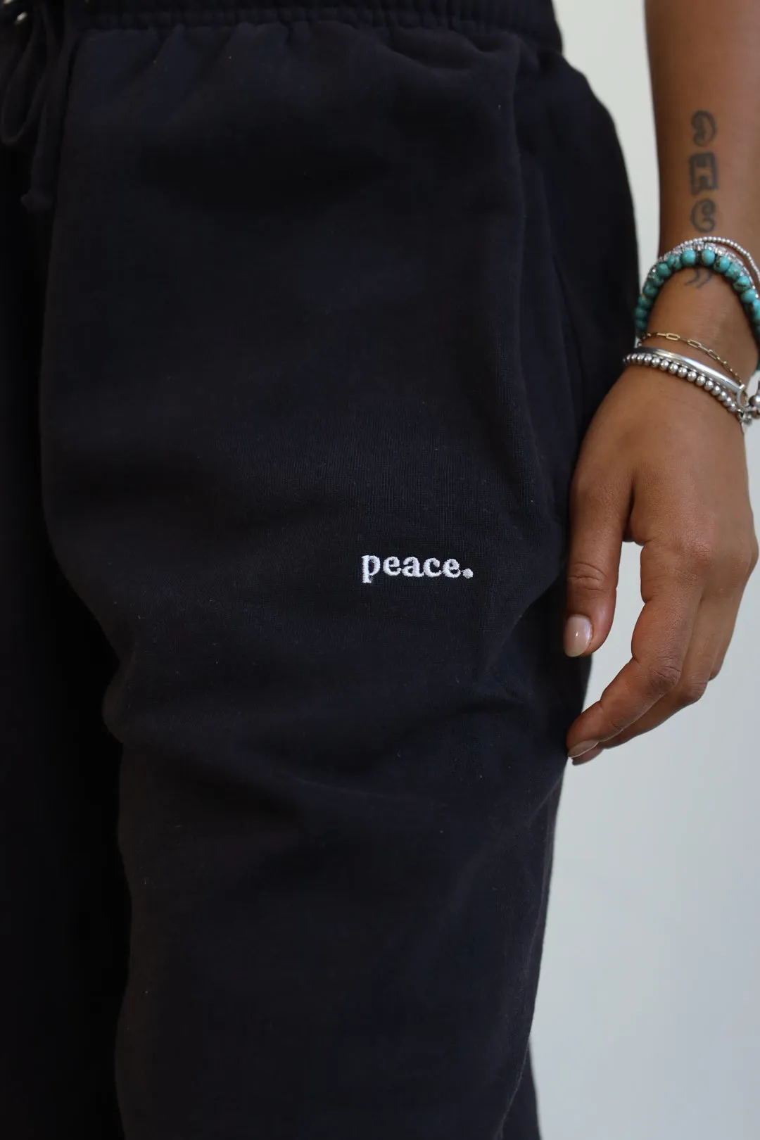 Peace Basics SuperHeavy™️ Jogger - Black sold by Peace-Collective product image thumbnail 3