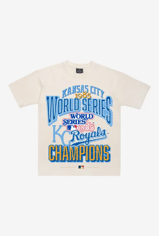 Kansas City Royals 1985 World Series Cooperstown Collection Premium T-Shirt - Natural sold by Peace-Collective