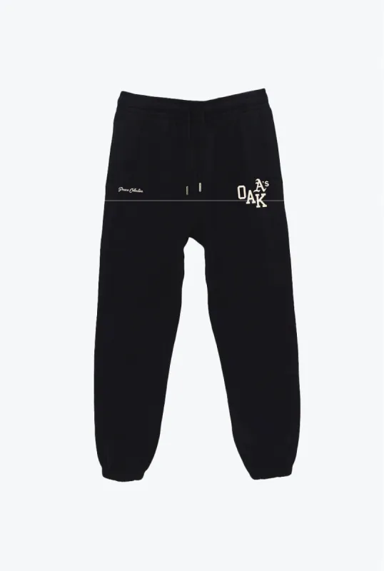 Oakland Athletics Heavyweight Jogger - Black sold by Peace-Collective