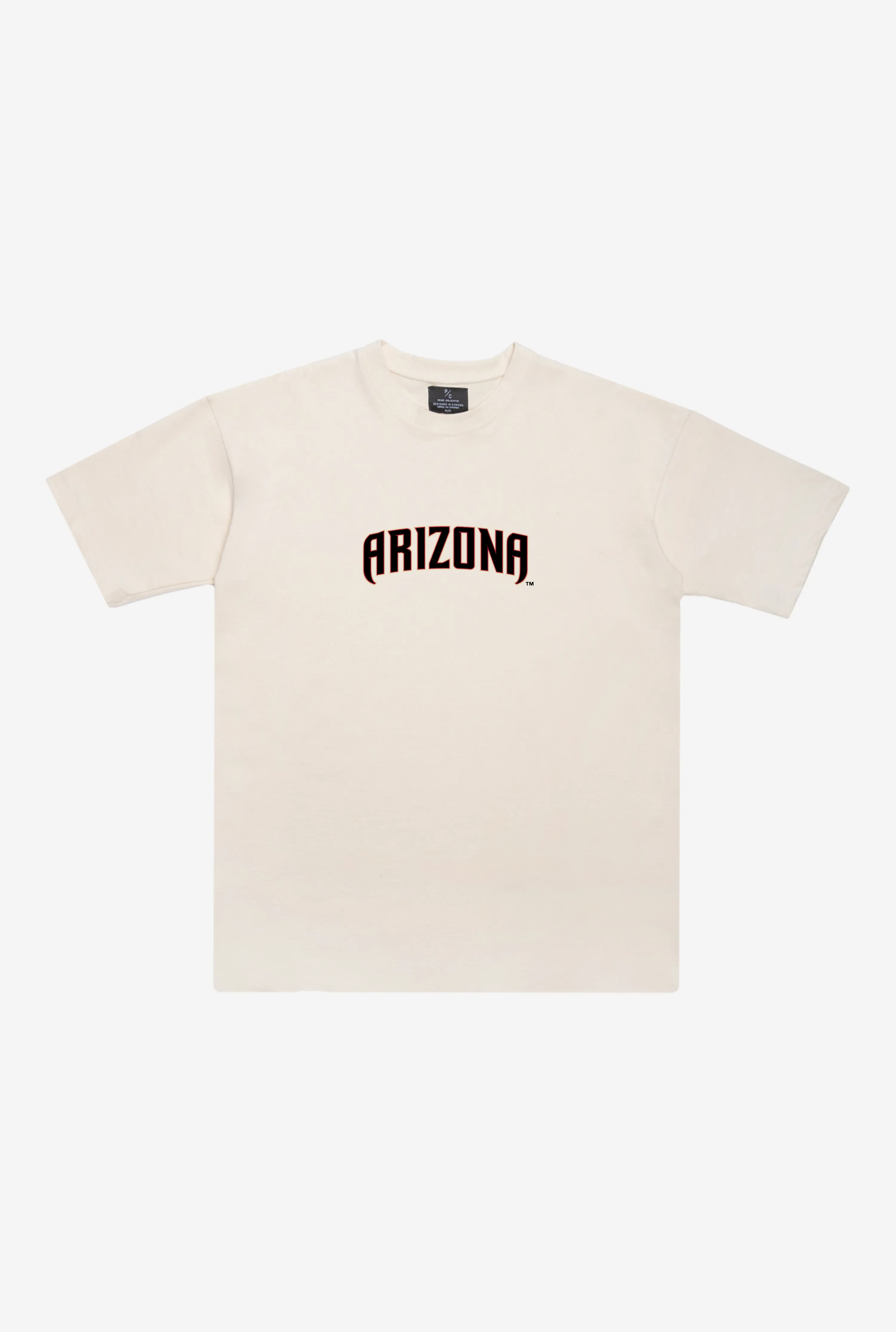 Arizona DiamondBacks Heavyweight T-Shirt - Natural sold by Peace-Collective