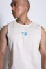 "TO" Peace Sign Barnard Tank - Ivory sold by Peace-Collective
