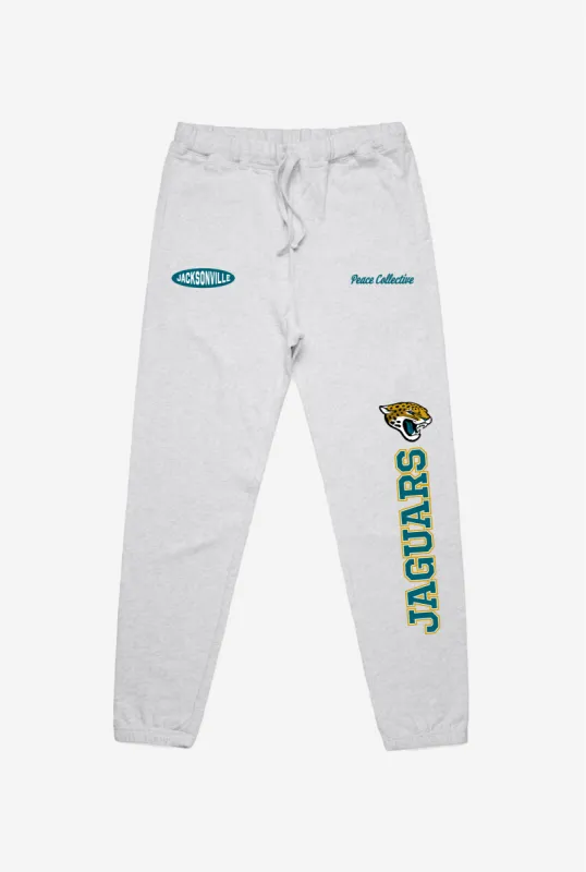 Jacksonville Jaguars Washed Graphic Joggers - Ash sold by Peace-Collective