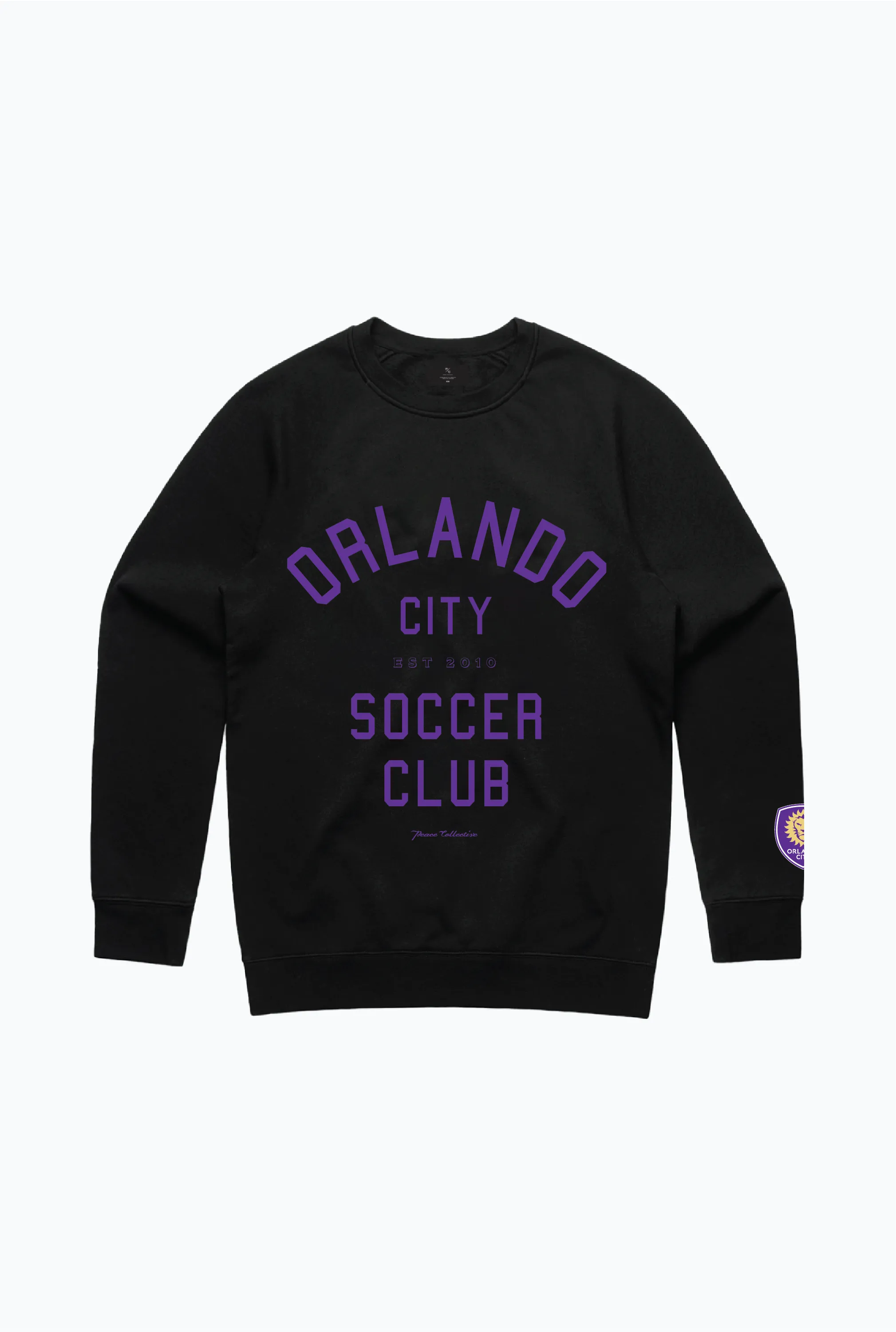 Orlando City SC Essentials Heavyweight Crewneck - Black sold by Peace-Collective