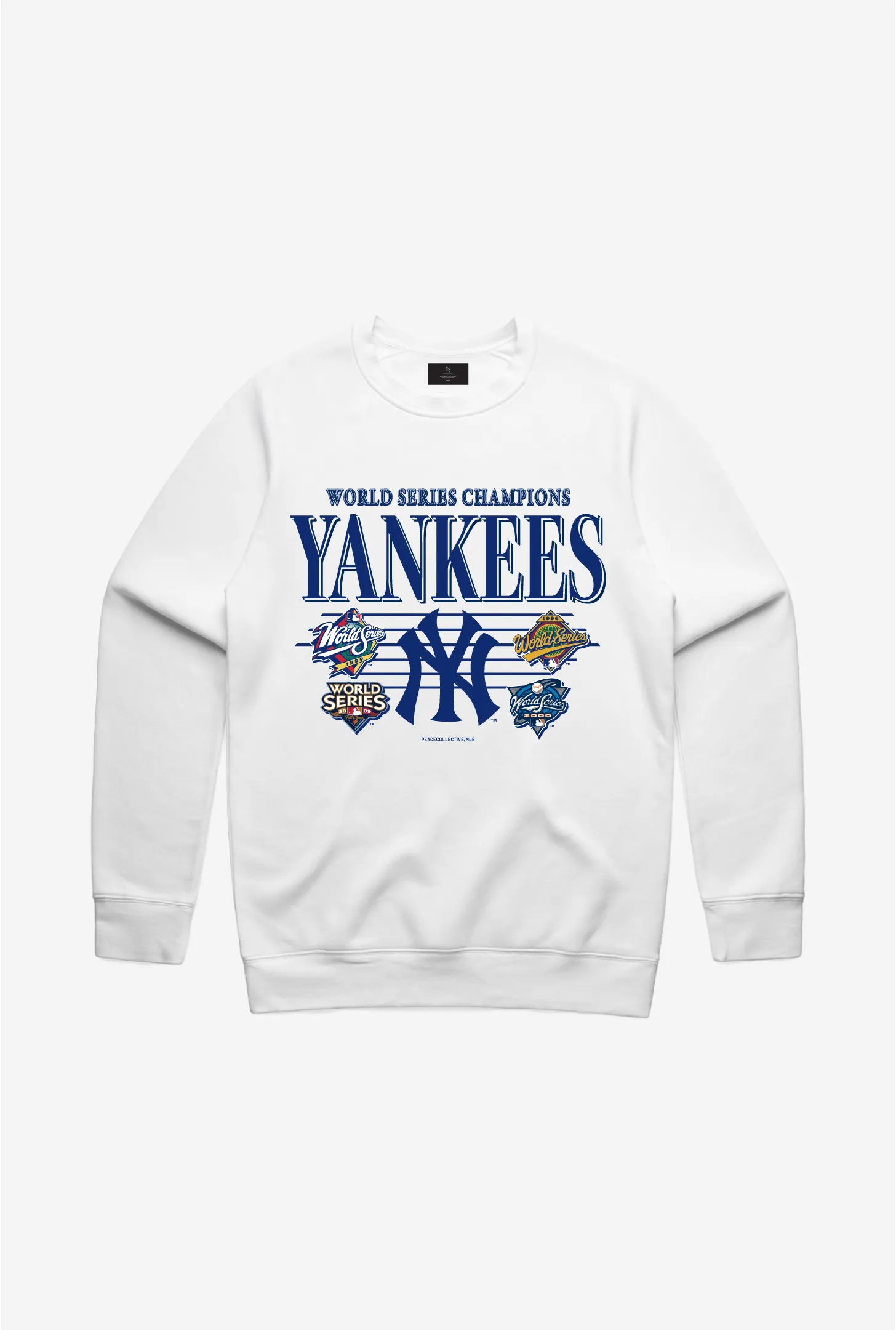 New York Yankees Throwback Crewneck - White sold by Peace-Collective
