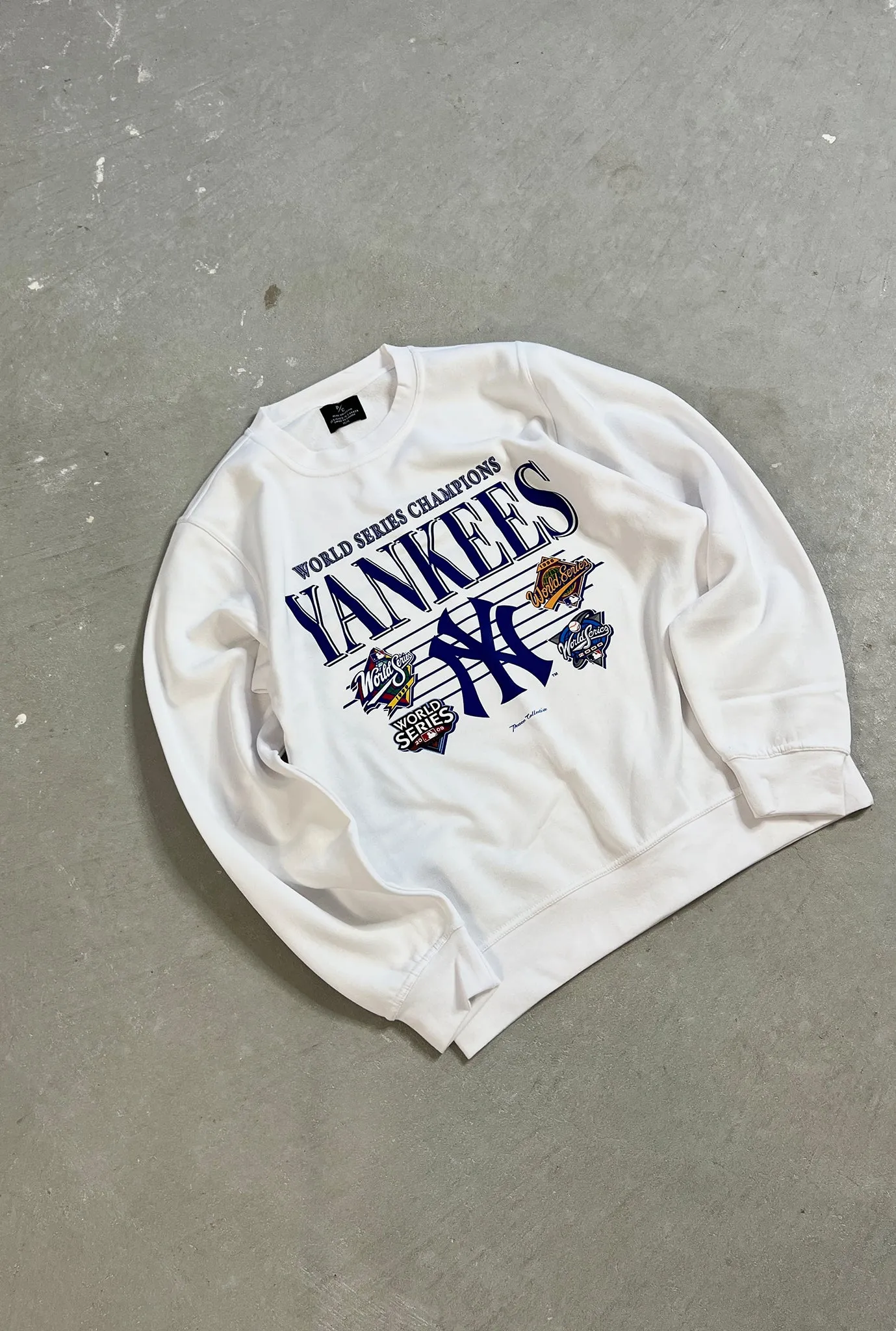 New York Yankees Throwback Crewneck - White sold by Peace-Collective product image thumbnail 4