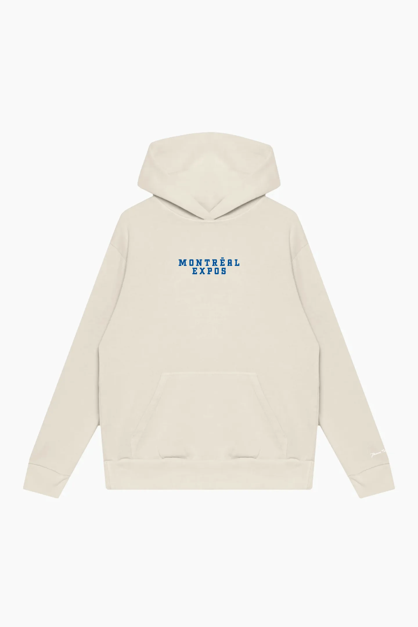 Montréal Expos Heavyweight Hoodie - Ivory sold by Peace-Collective