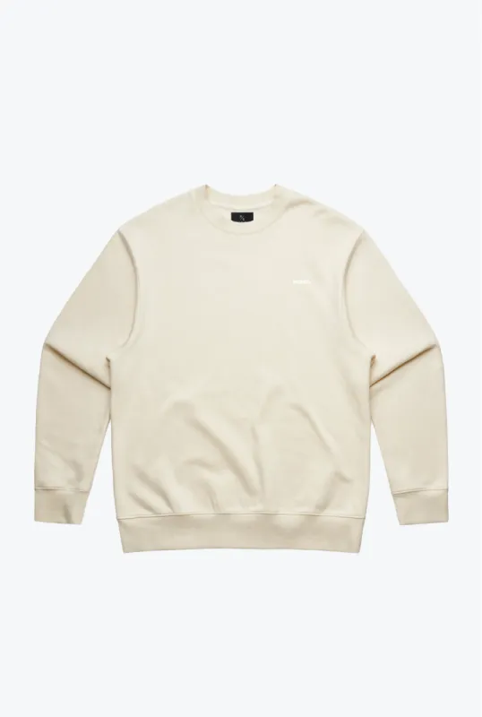 Peace Basics Heavyweight Crewneck - Ivory sold by Peace-Collective