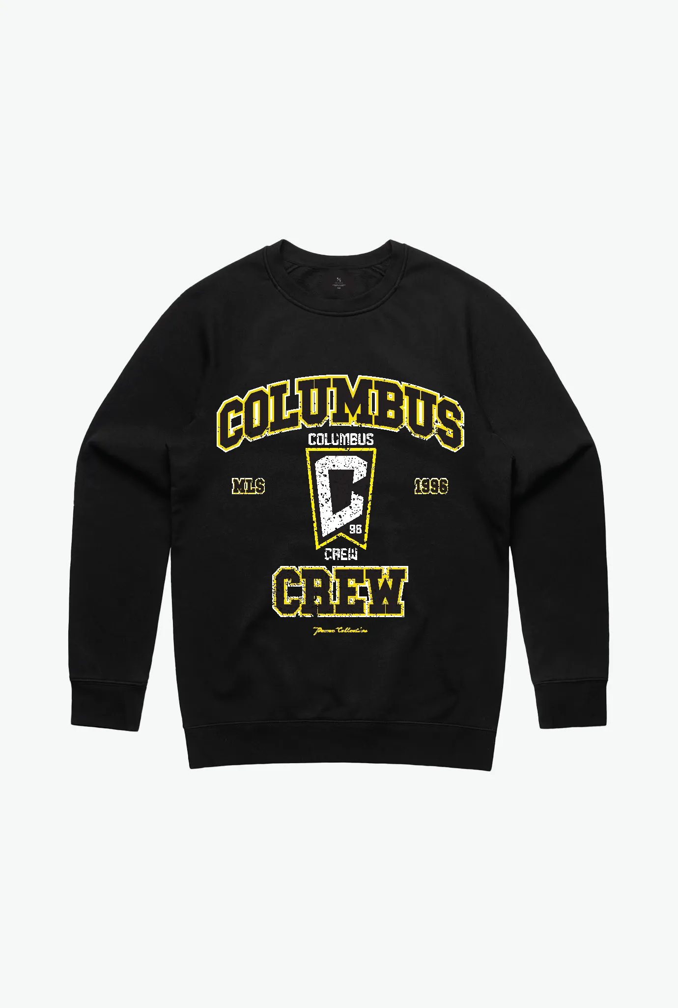 Columbus Crew Vintage Washed Crewneck - Black sold by Peace-Collective