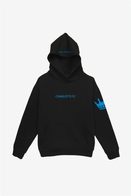 Charlotte FC Heavyweight Hoodie - Black sold by Peace-Collective