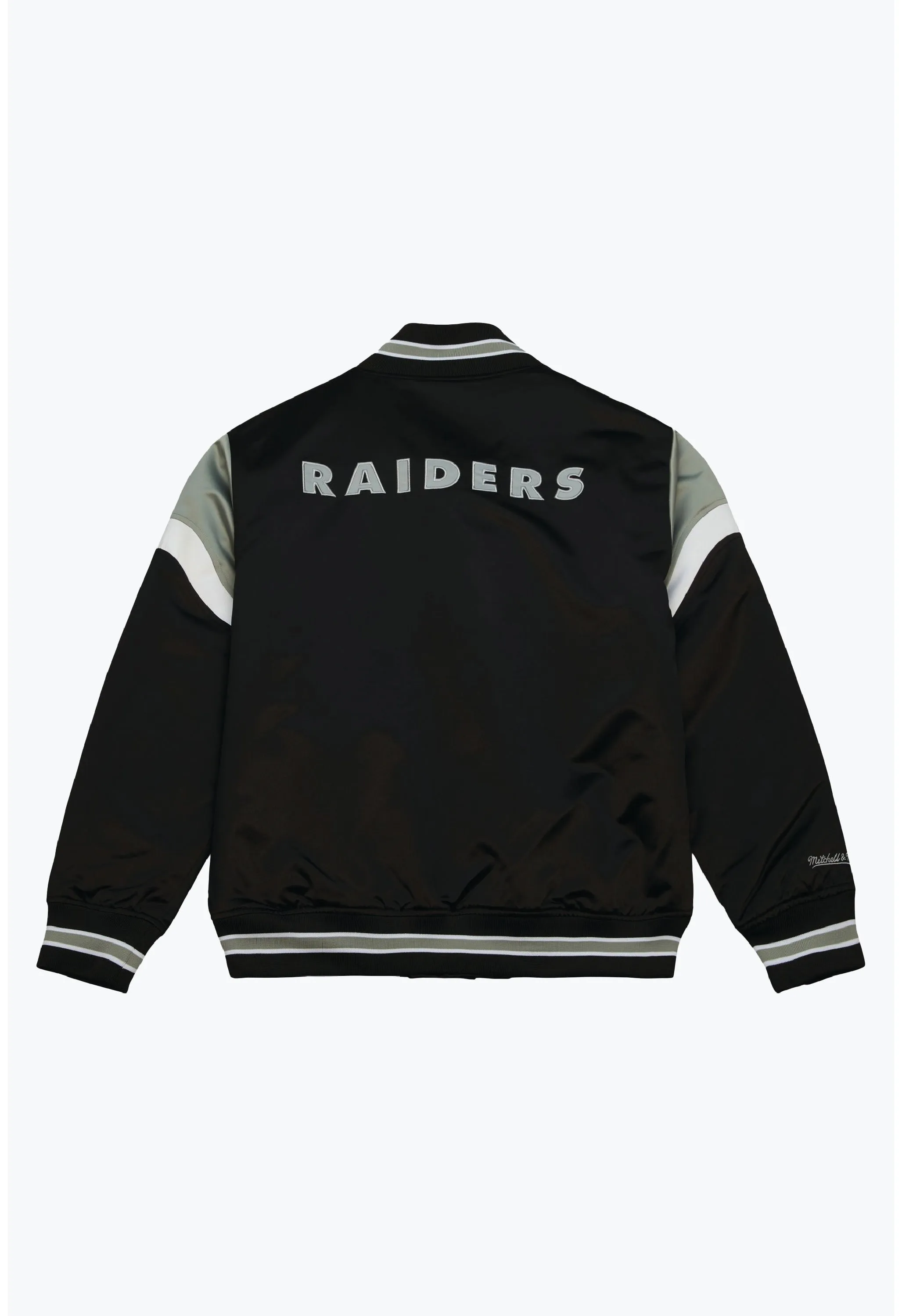 Oakland Raiders Heavyweight Satin Jacket sold by Peace-Collective product image thumbnail 2