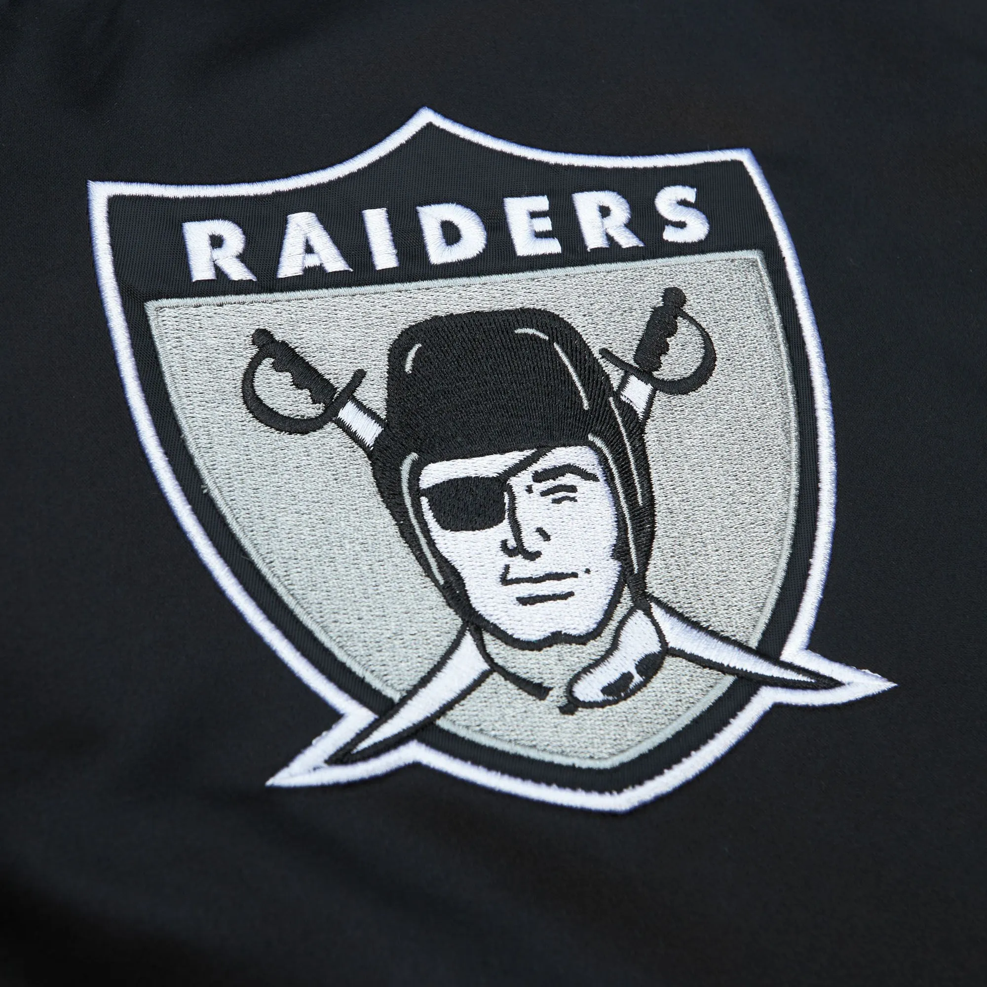 Oakland Raiders Heavyweight Satin Jacket sold by Peace-Collective product image thumbnail 3