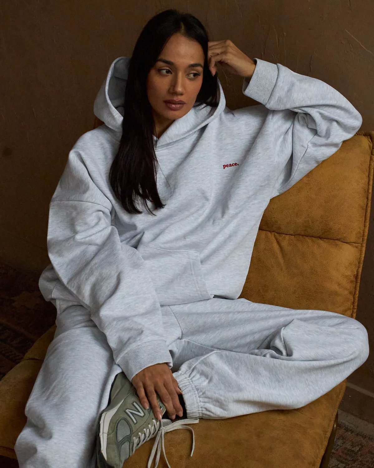 Peace SuperHeavy™️ Hoodie - Ash sold by Peace-Collective product image thumbnail 4