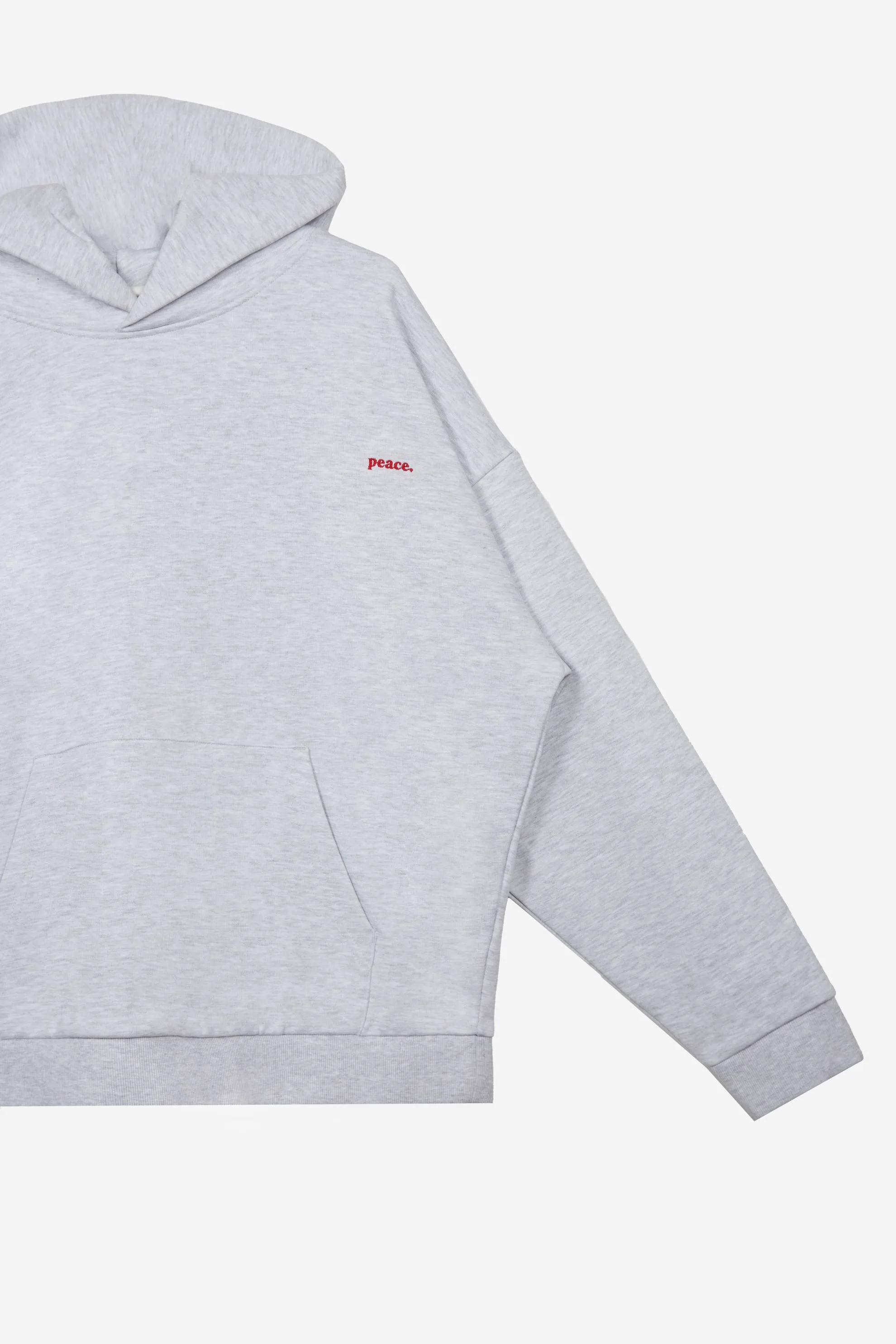 Peace SuperHeavy™️ Hoodie - Ash sold by Peace-Collective product image thumbnail 3