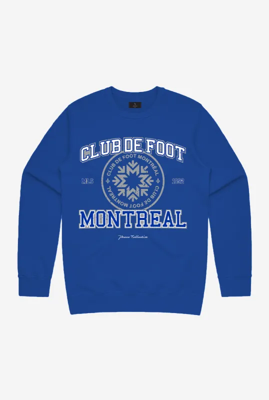 Montreal FC Vintage Washed Crewneck - Royal sold by Peace-Collective