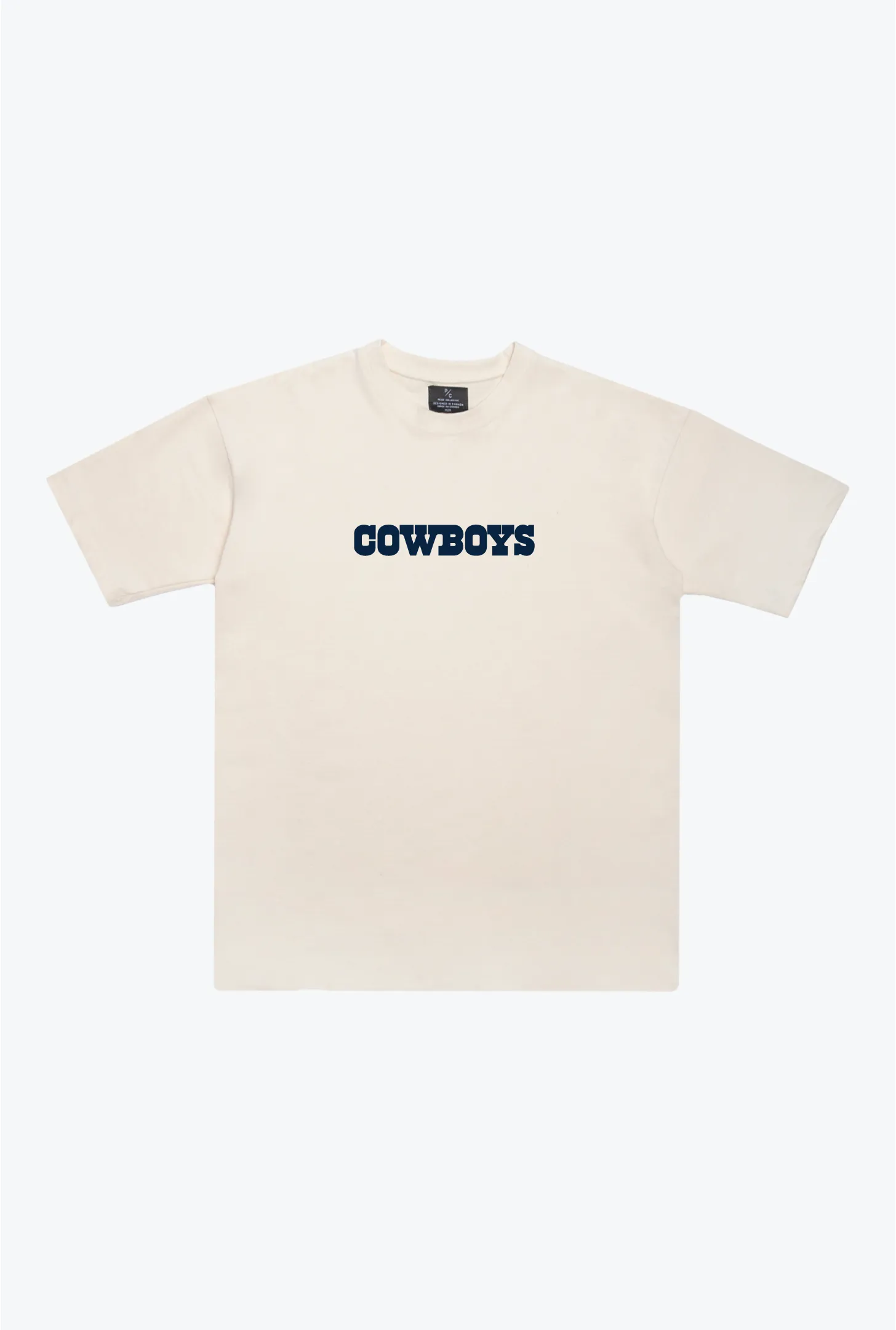Dallas Cowboys Essentials Heavyweight T-Shirt - Ivory sold by Peace-Collective