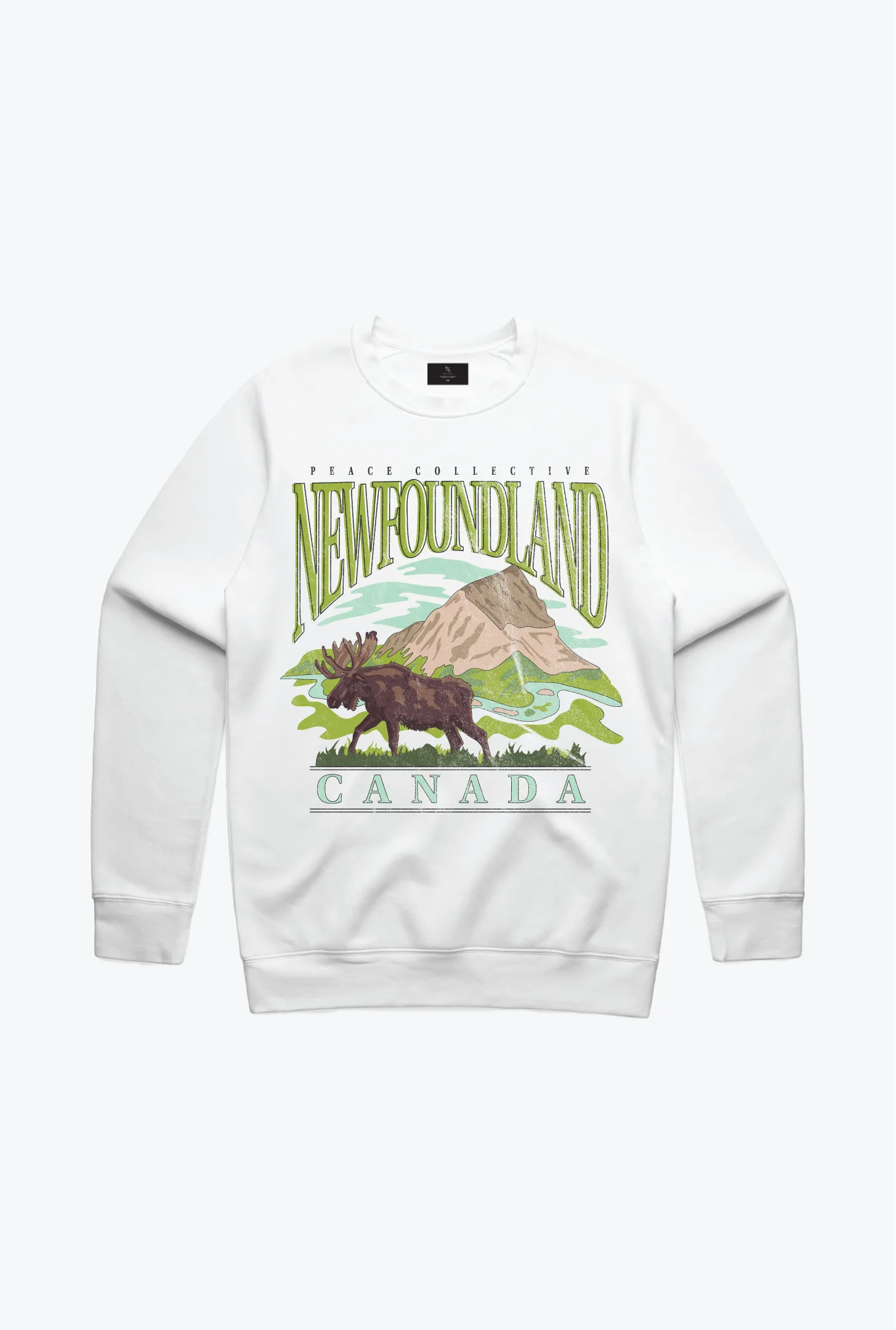 Newfoundland Vintage Crewneck - White sold by Peace-Collective
