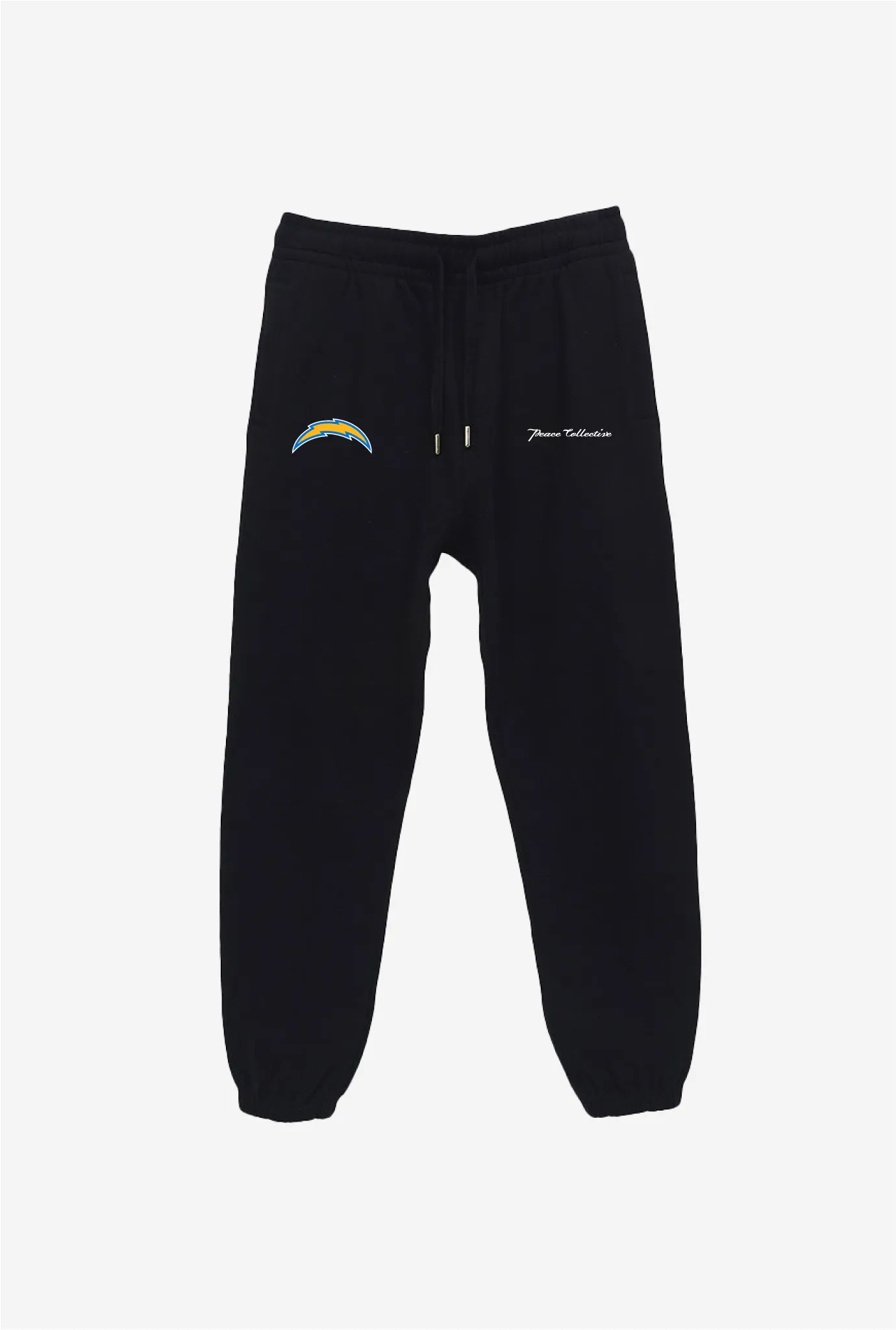 Los Angeles Chargers Logo Heavyweight Jogger - Black sold by Peace-Collective