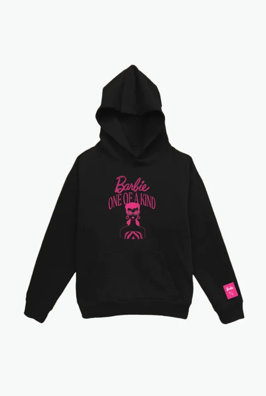 Barbie One Of A Kind Heavyweight Graphic Hoodie - Washed Black sold by Peace-Collective