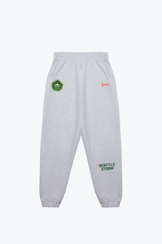 Seattle Storm Essentials Heavyweight Jogger - Ash sold by Peace-Collective