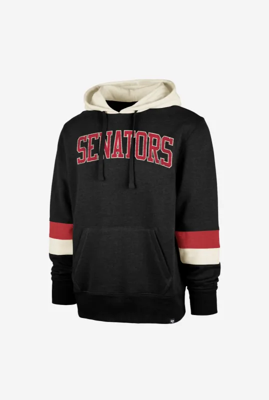 Ottawa Senators Premier Wordmark Lennox Hoodie made by Peace-Collective