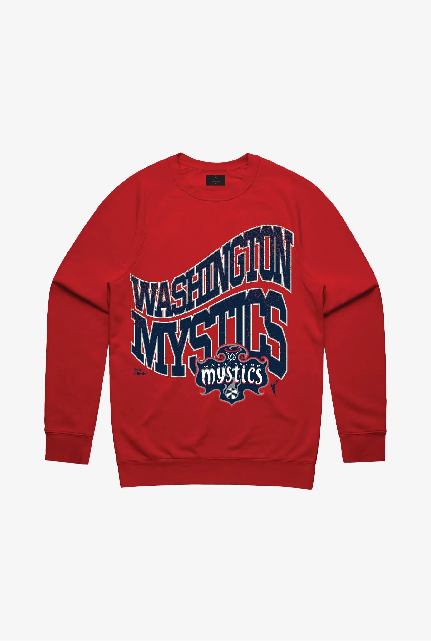 Washington Mystics Crewneck - Red sold by Peace-Collective