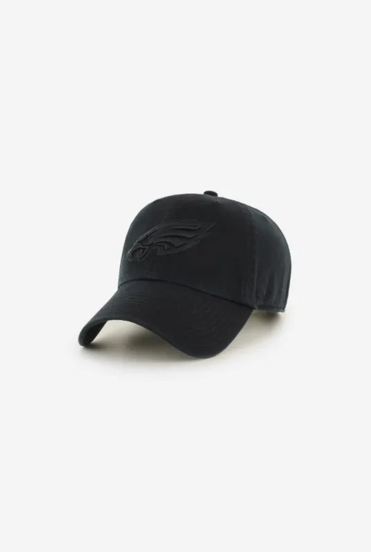 Philadelphia Eagles Clean Up Cap - Black/ Black sold by Peace-Collective