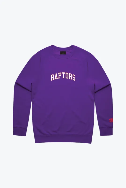 Toronto Raptors Playoffs Crewneck - Purple sold by Peace-Collective