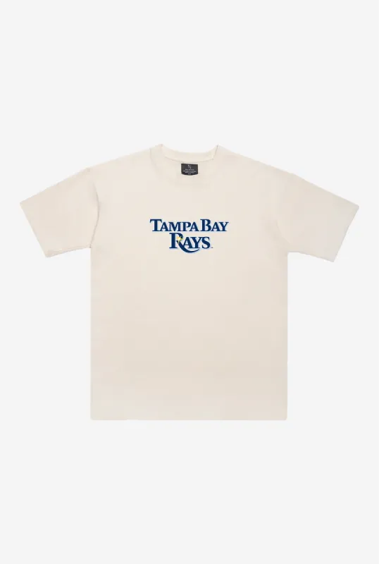 Tampa Bay Rays Heavyweight T-Shirt - Natural sold by Peace-Collective