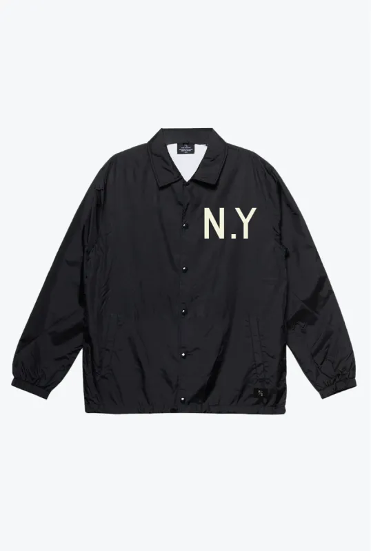 New York Yankees Essential Coach Jacket - Black sold by Peace-Collective