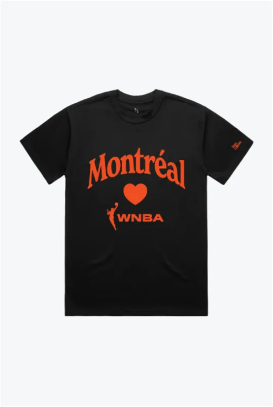 WNBA T-Shirt - Black sold by Peace-Collective