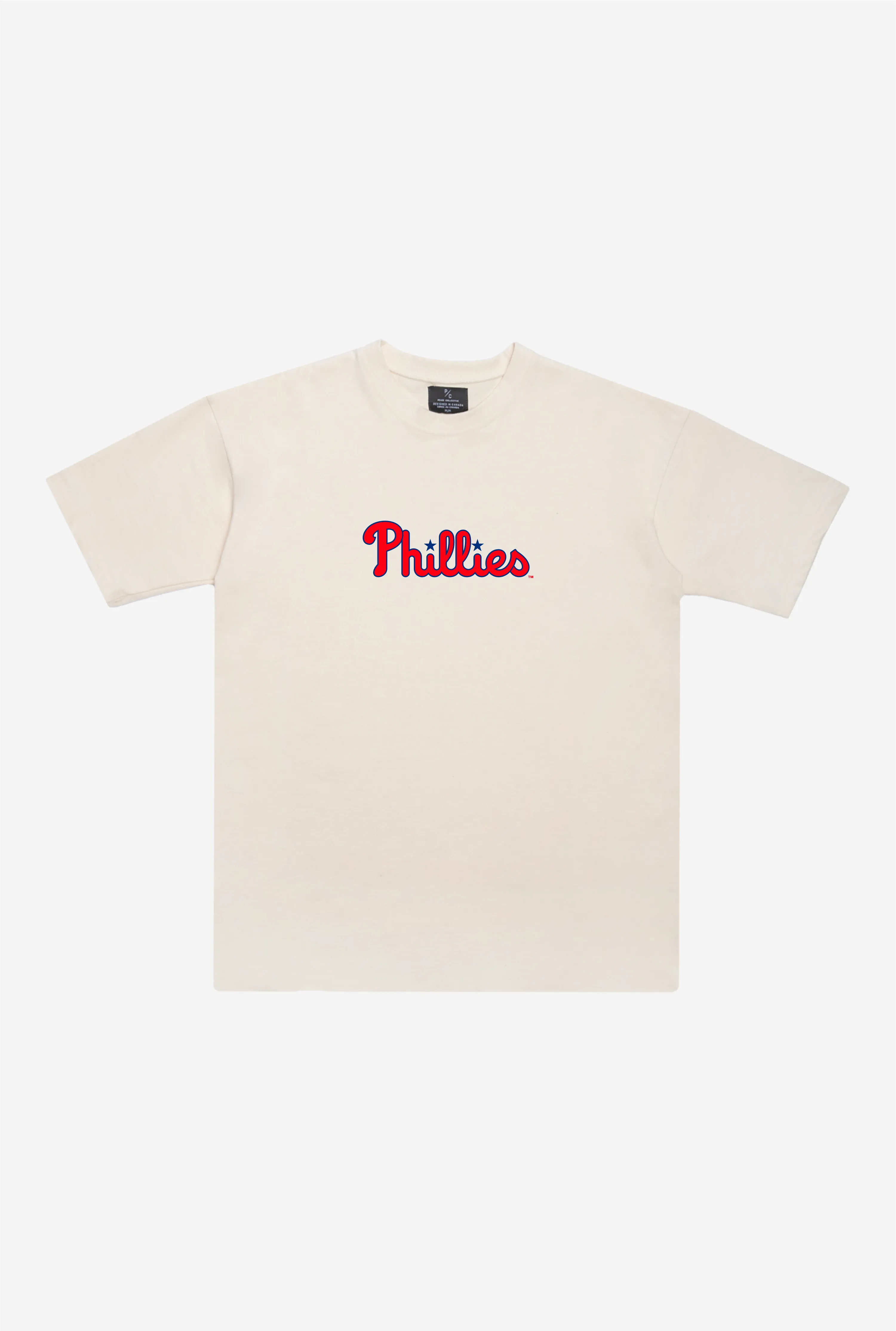 Philadelphia Phillies Heavyweight T-Shirt - Natural sold by Peace-Collective