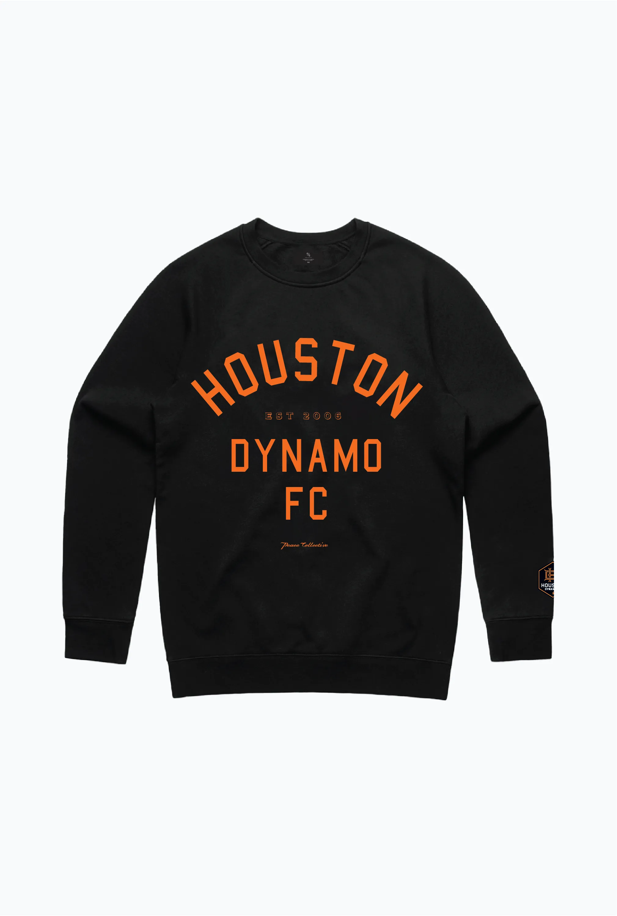 Houston Dynamo FC Essentials Heavyweight Crewneck - Black sold by Peace-Collective