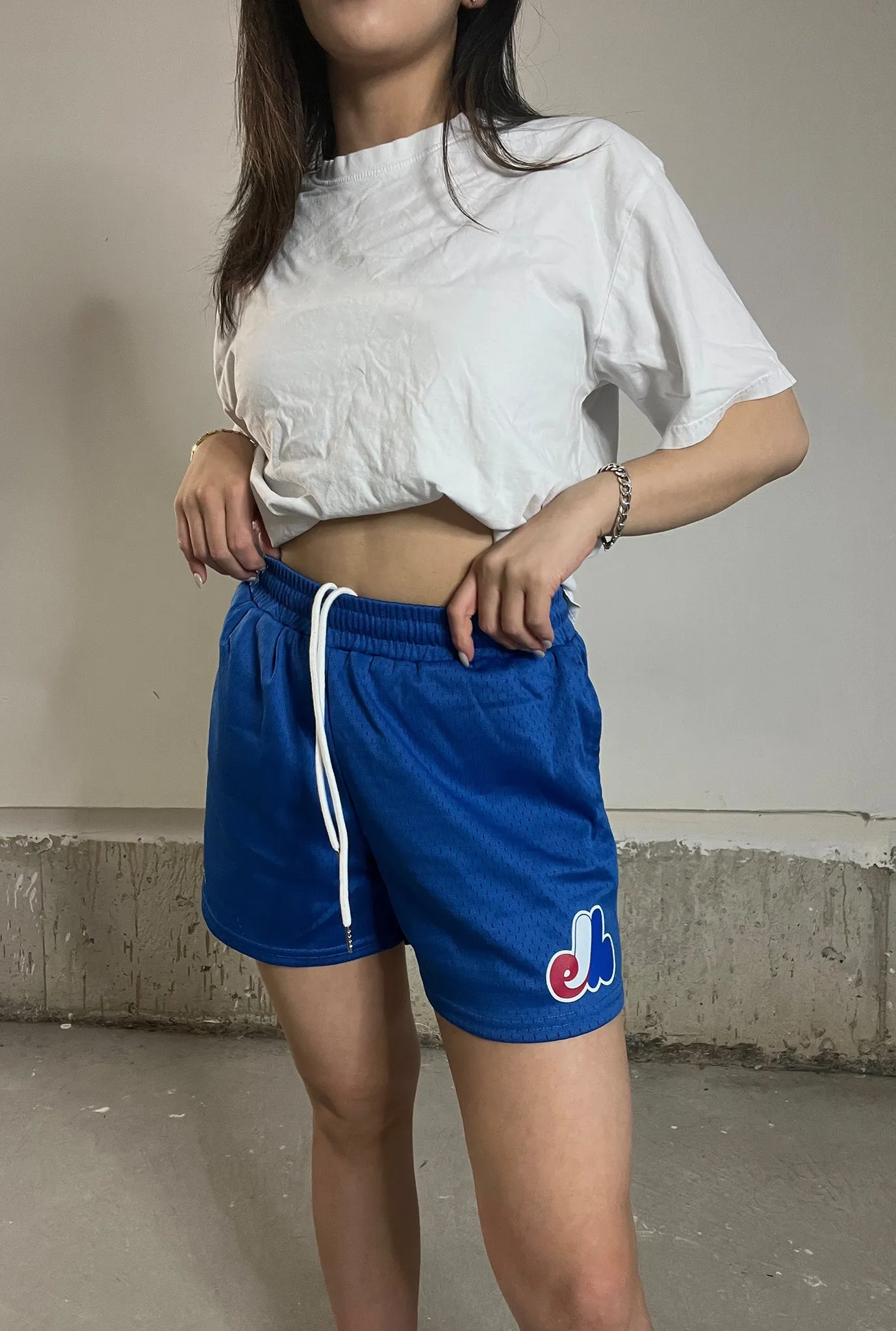 Montreal Expos Mesh Shorts - Blue sold by Peace-Collective product image thumbnail 5