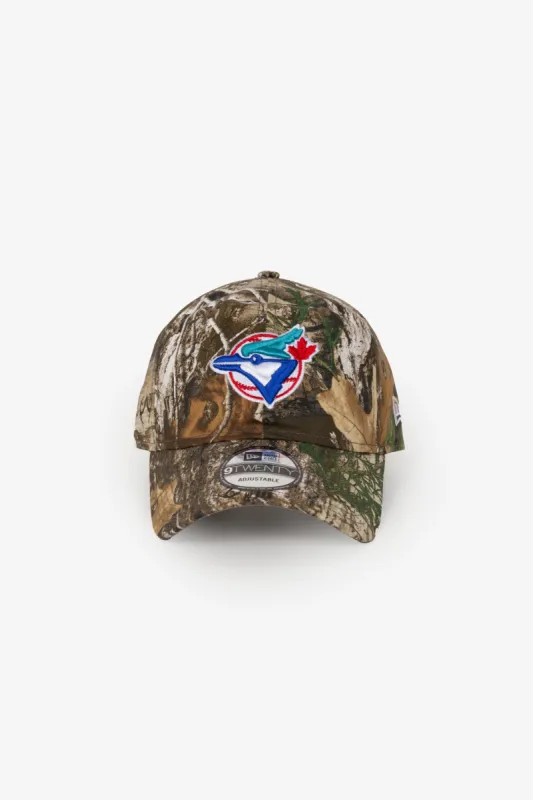Toronto Blue Jays Real Tree Camo 9TWENTY Adjustable Cap - Green sold by Peace-Collective