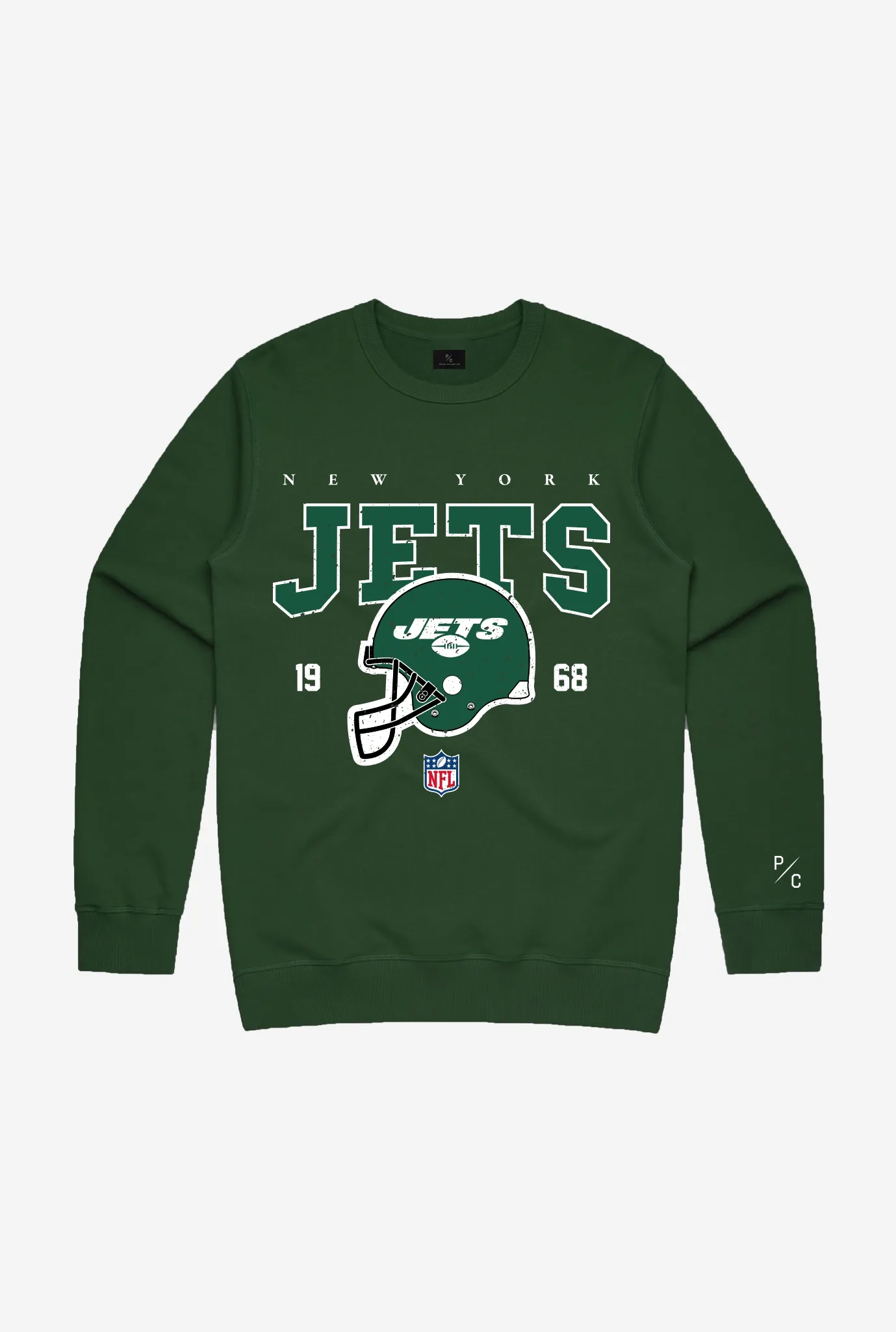 New York Jets Vintage Crewneck - Forest Green sold by Peace-Collective