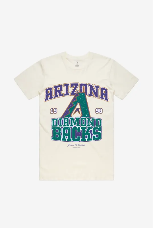 Arizona DiamondBacks Vintage Washed T-Shirt - Ivory sold by Peace-Collective