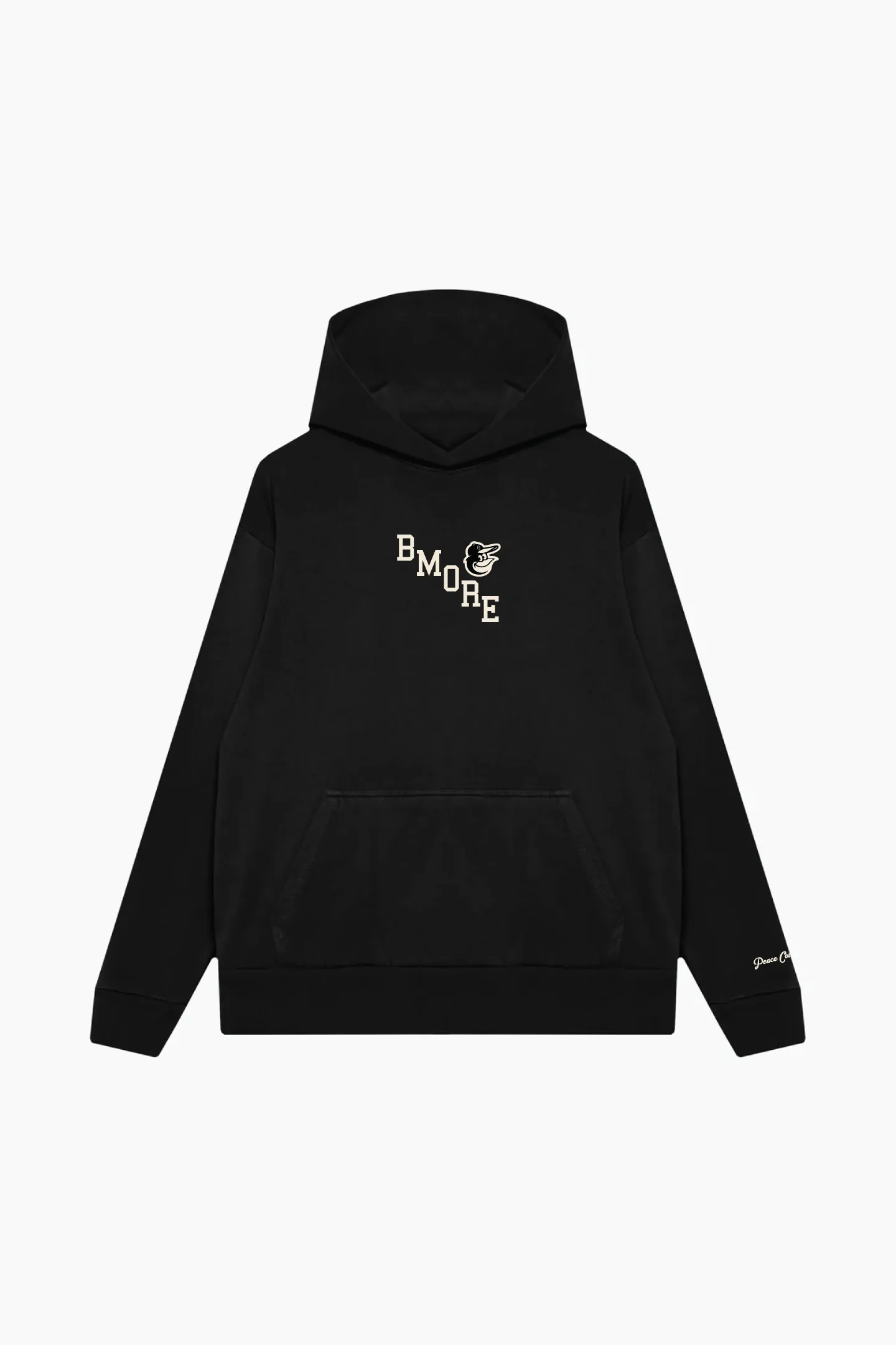 Baltimore Orioles Heavyweight Hoodie - Black sold by Peace-Collective